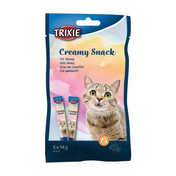 Trixie Creamy Snack poslastica za škampima za mačke 5x14g