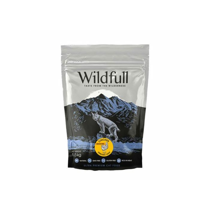 Wildfull Cat Chicken Sterilised - piletina suha hrana za sterilisane mačke 1,5kg