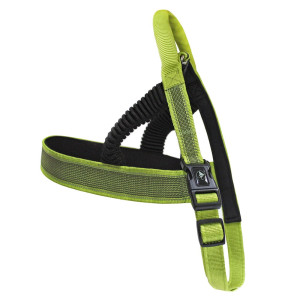 Croci Hiking Antishock prsnik za pse 20mm x 60-71cm zeleni