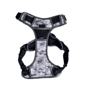 Croci Bobby Rando prsnik 36cm x 53-82cm XL army sivi