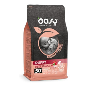 OASY Puppy Medium / Large grain free - puretina hrana bez žitarica za štenad 2,5kg