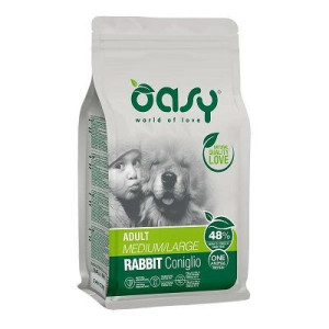 OASY Adult Medium / Large One Protein Rabbit - zečetina monoproteinska hrana za pse  12kg