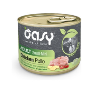 OASY Adult Small-Mini Grain Free Chicken - piletina hrana bez žitarica za pse 200g