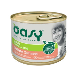 OASY Adult Small-Mini One Protein Salmon - losos monoproteinska hrana za pse 200g
