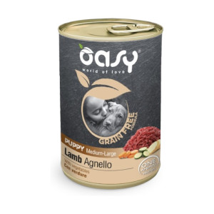 OASY Grain Free Puppy Medium / Large Lamb - janjetina hrana bez žitarica za štenad 400g