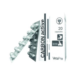VetaPro Carbon Active za pse i mačke 20 kapsula