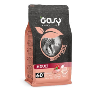 OASY Grain Free Adult Turkey - puretina suha hrana bez žitarica za mačke 1,5kg