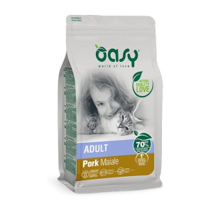 OASY Adult Pork - svinjetina suha hrana za mačke 300g