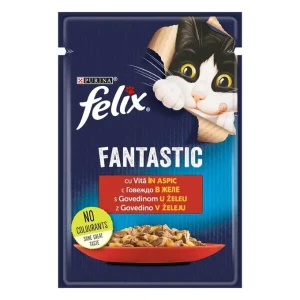 FELIX® FANTASTIC sa govedinom u želeu hrana za mačke 85g