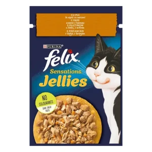 FELIX® SENSATIONS sa piletinom i mrkvom u želeu hrana za mačke 85g