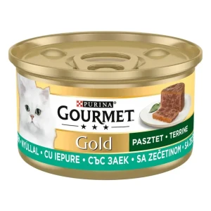 GOURMET® GOLD Pate sa zečetinom pašteta za mačke 85g