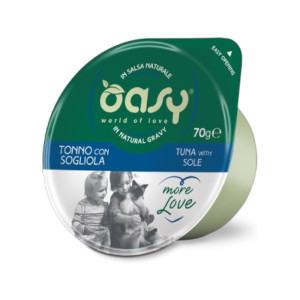 OASY More Love Adult Tuna & Sole - tuna sa morskim listom hrana za mačke 70g