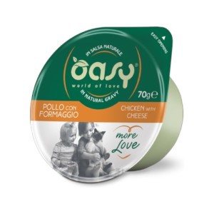OASY More Love Adult Chicken & Cheese - piletina sa sirom hrana za mačke 70g