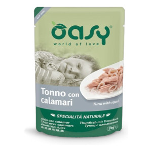 OASY Natural Adult Tuna & Squid - tuna i lignje hrana za mačke 70g