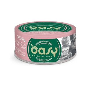 OASY More Love Adult Chicken & Chicken Ham - piletina i pileća šunka hrana za mačke 70g