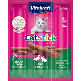 Vitakraft CatStick zečetina i patka poslastica štapići za mačke 18g