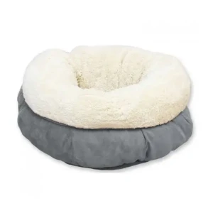 All for Paws Donut ležaljka za mačke siva 45x25cm