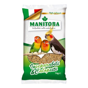 Manitoba Inseparabili & Calopsiti - hrana za srednje papige 1kg