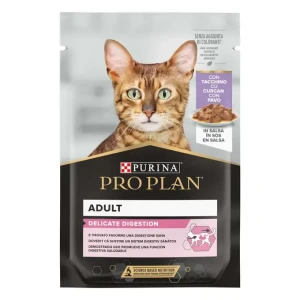 PRO PLAN® Adult Delicate Digestion - bogata puretinom hrana za osjetljive mačke 85g