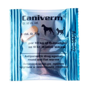 Caniverm tableta protiv crijevnih parazita za pse i mačke
