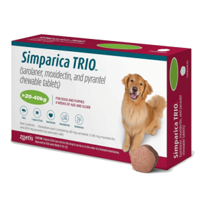 Zoetis Simparica TRIO zaštita za pse težine 20-40kg / 1 tableta