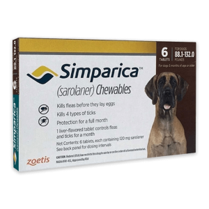 Zoetis Simparica 120mg zaštita za pse težine 40-60kg / 1 tableta
