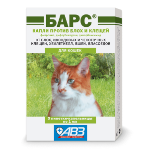 BARS® Klassik kapi za zaštitu od nametnika za mačke / 1 pipeta