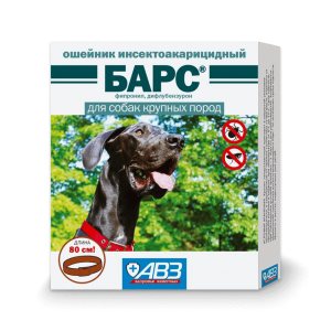 BARS® insekticidna ogrlica za zaštitu od nametnika za vellike rase pasa / 80cm