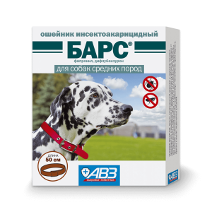 BARS® insekticidna ogrlica za zaštitu od nametnika za srednje rase pasa / 50cm