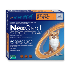NEXGARD Spectra XS zaštita od nametnika za pse težine 2-3,5kg / 1 poslastica