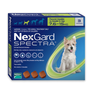 NEXGARD Spectra M zaštita od nametnika za pse težine 7,5-15kg / 1 poslastica