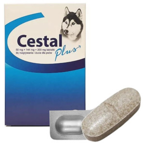 Cestal Plus protiv unutrašnjih parazita / 1 tableta