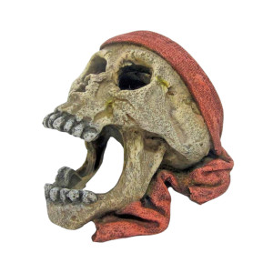 Croci dekoracija za akvarij piratska lobanja