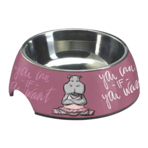 Croci Melamine Hippo metalna posuda za pse 800ml
