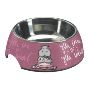 Croci Melamine Hippo metalna posuda za pse 400ml