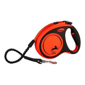 Flexi Xtreme povodac za pse 5m / M tape - orange