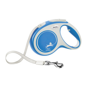 Flexi Comfort povodac za pse 5m / S tape - plavi
