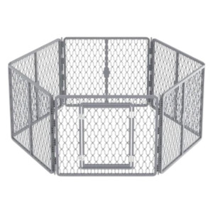 Pawise Life 4 Pet ograda za pse 6 panela 155x140x66 cm