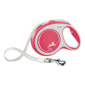 Flexi New Comfort povodac za pse 8m / S cord - crveni