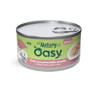 OASY Natury Soft Jelly Adult Chicken & Ham - piletina sa pilećom šunkom u želeu hrana za mačke 150g