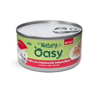 OASY Natury Soft Jelly Adult Chicken & Shrimp - piletina sa škampima u želeu hrana za mačiće 85g
