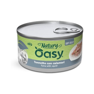 OASY Natury Soft Jelly Adult Tuna & Squid - riba sa lignjama u želeu hrana za mačke 85g