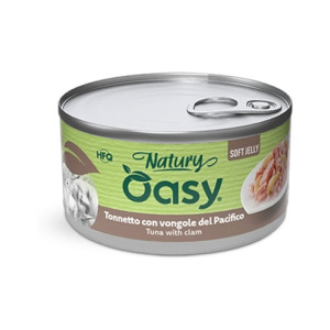 OASY Natury Soft Jelly Adult Tuna & Clam - riba sa školjkama u želeu hrana za mačke 85g