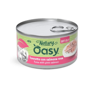 OASY Natury Soft Jelly Adult Tuna & Pink Salmon - tuna sa lososom u želeu hrana za mačke 85g
