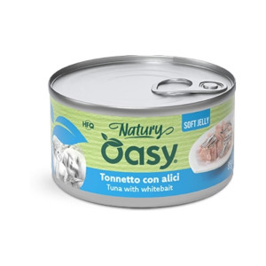 OASY Natury Soft Jelly Adult Tuna & Whitebait - tuna sa bijelom ribom u želeu hrana za mačke 85g