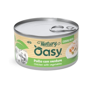 OASY Natury Cooking Broth Adult Chicken & Vege - piletina i povrće u temeljcu hrana za mačke 85g