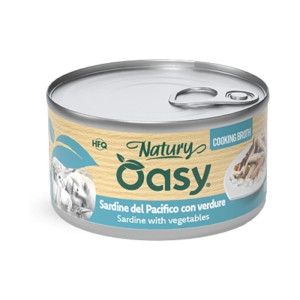 OASY Natury Cooking Broth Adult Sardine & Vege - riba i povrće u temeljcu hrana za mačke 85g