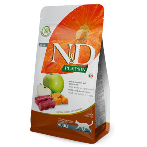 N&D Adult Pumpkin - divljač, bundeva i jabuka suha hrana za mačke 300g