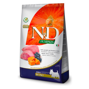 N&D Adult Mini Pumpkin - janjetina i bundeva suha hrana za pse 7kg