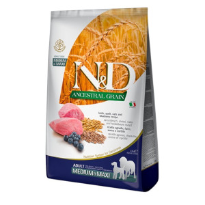 N&D Adult Medium & Maxi Pumpkin - janjetina i bundeva suha hrana za pse 2,5kg
